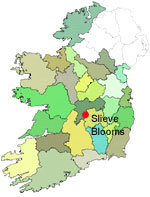 Slieve Blooms, Co. Laois, an Irish Bog Restoration Project Site in Ireland